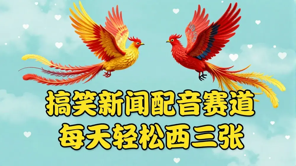 中视频爆火赛道一搞笑新闻配音赛道，每天轻松两三张【揭秘】