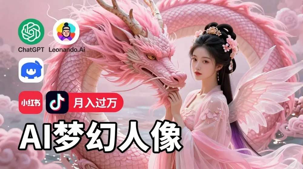 AI摄影梦幻人像：零基础也能月入过万的秘密【揭秘】