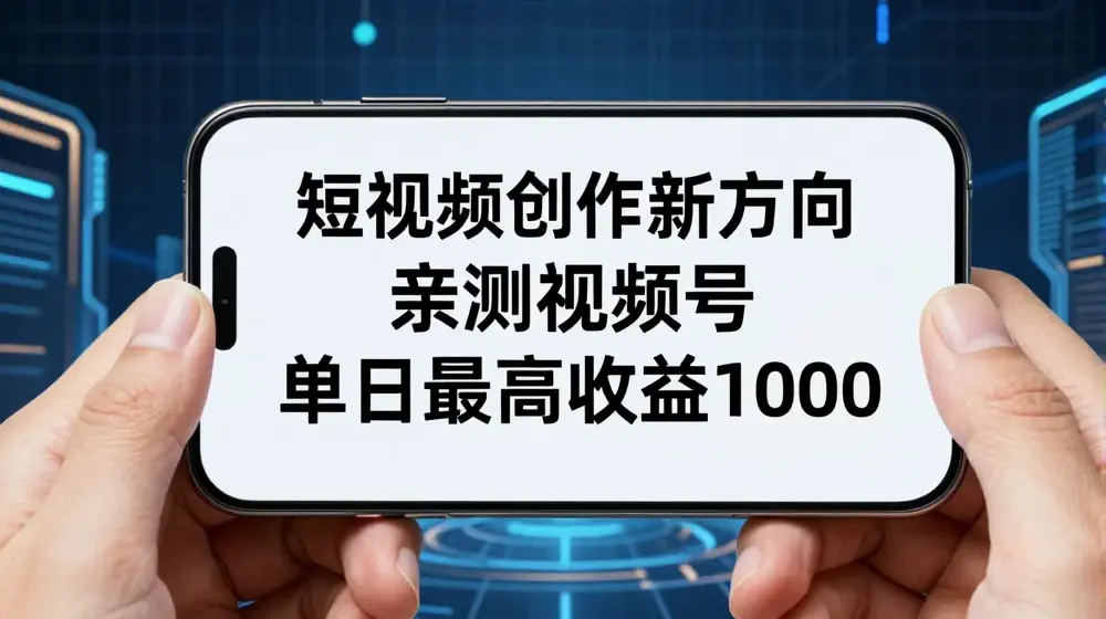 短视频创作新方向，历史人物自述，可多平台分发 ，亲测视频号单日最高收益1k【揭秘】