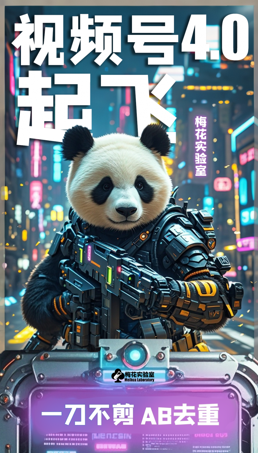 梅花实验窒微信视频号连怼玩法技巧起飞4.0一键AB破解版【揭秘】-图片2