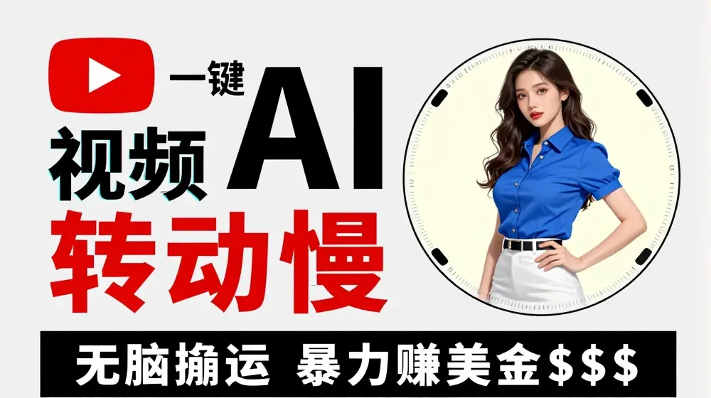 一键AI视频转动漫，高收益暴力玩法，无脑搬运，新手也能轻松月入1万【揭秘】